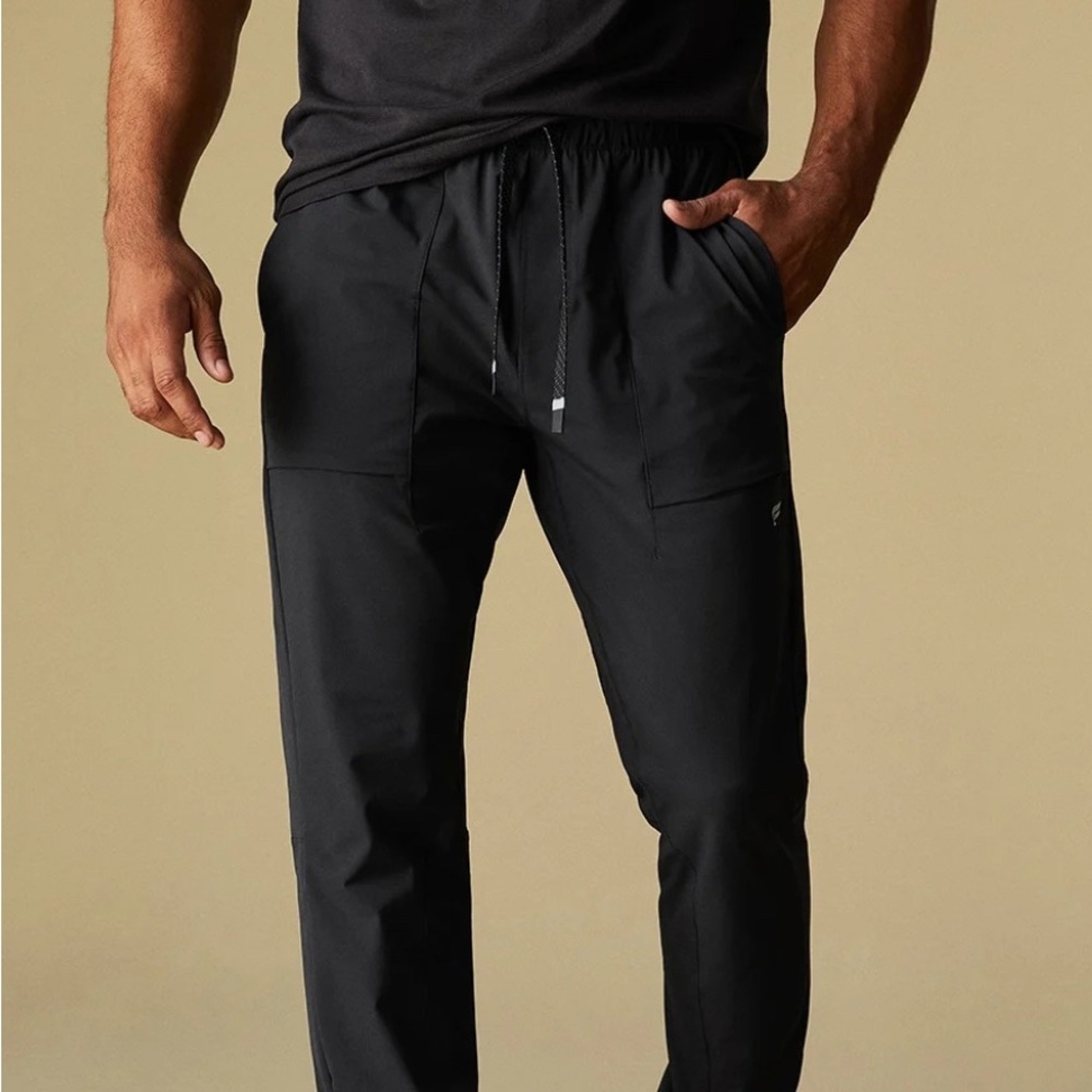 Fabletics Men's Black Joggers ( One-Jogger)